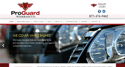 Desktop Screenshot of proguardwarranty.com